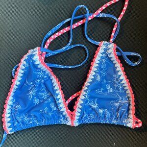 Kulani Kinis Braided Crochet Halter Bikini Top - Rodeo Romeo